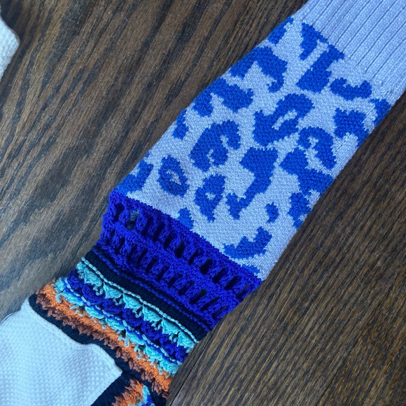 Free People Women Mock Neck Switch It Up Thermal Sweater, Ivory Medium - Picture 8 of 15